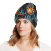 Basketball Fire Print Pattern Unisex Beanie