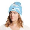 Sea Lion Cute Pattern Print Design 03 Unisex Beanie