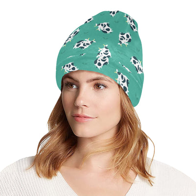 Cow Pattern Print Design 03 Unisex Beanie