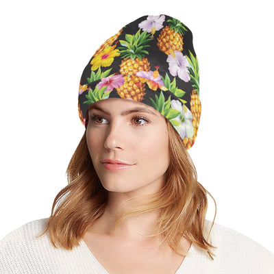 Pineapple Hibiscus Unisex Beanie