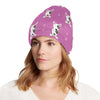 Bull Terrier Happy Print Pattern Unisex Beanie