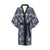 Palm Tree Pattern Print Design PT06 Women's Short Kimono