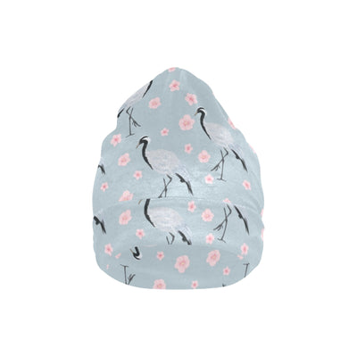 Sakura Bird Print Design LKS304 Unisex Beanie