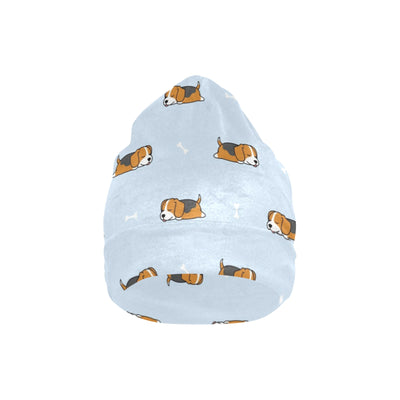 Beagle Pattern Print Design 06 Unisex Beanie