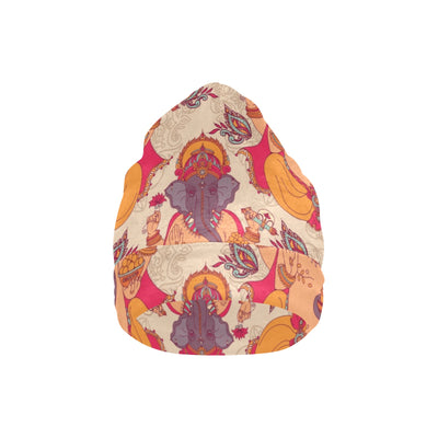 Ganesha Indian Pattern Print Design 02 Unisex Beanie