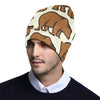 Bear Pattern Print Design BE05 Unisex Beanie