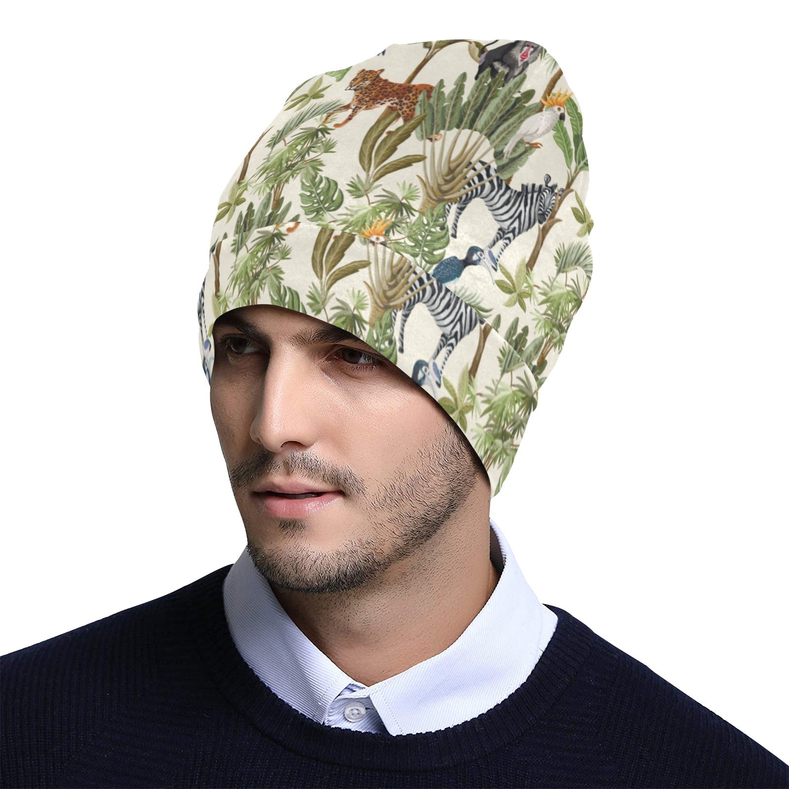 Safari Animal Print Design LKS304 Unisex Beanie