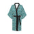 Sea Turtle Pattern Print Design T02 Women's Short Kimono