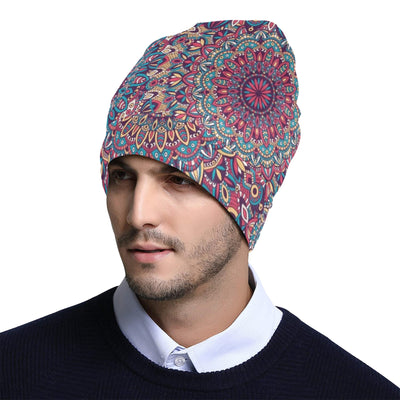 Boho Pattern Print Design 05 Unisex Beanie