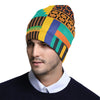 Kente Pattern Print Design 03 Unisex Beanie