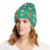 Lion Pattern Print Design 02 Unisex Beanie