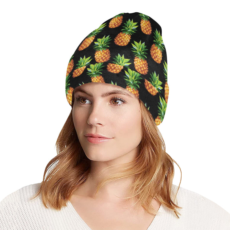 Pineapple Cute Print Design Pattern Unisex Beanie