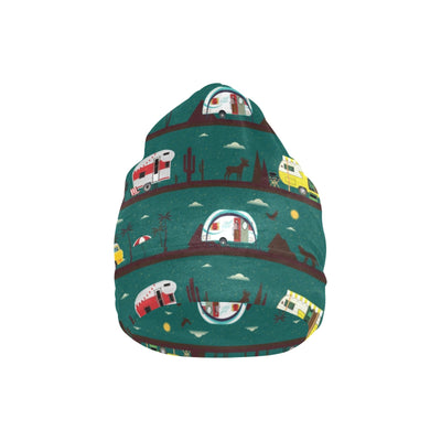 Camper Pattern Print Design 05 Unisex Beanie