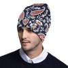 Paisley Pattern Print Design A05 Unisex Beanie