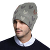 Chicken Pattern Print Design 01 Unisex Beanie