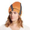 Basketball Texture Print Pattern Unisex Beanie