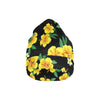 Yellow Hibiscus Pattern Print Design HB08 Unisex Beanie