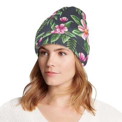 Summer Floral Pattern Print Design SF010 Unisex Beanie