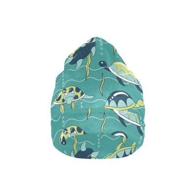 Sea Turtle Pattern Print Design T08 Unisex Beanie