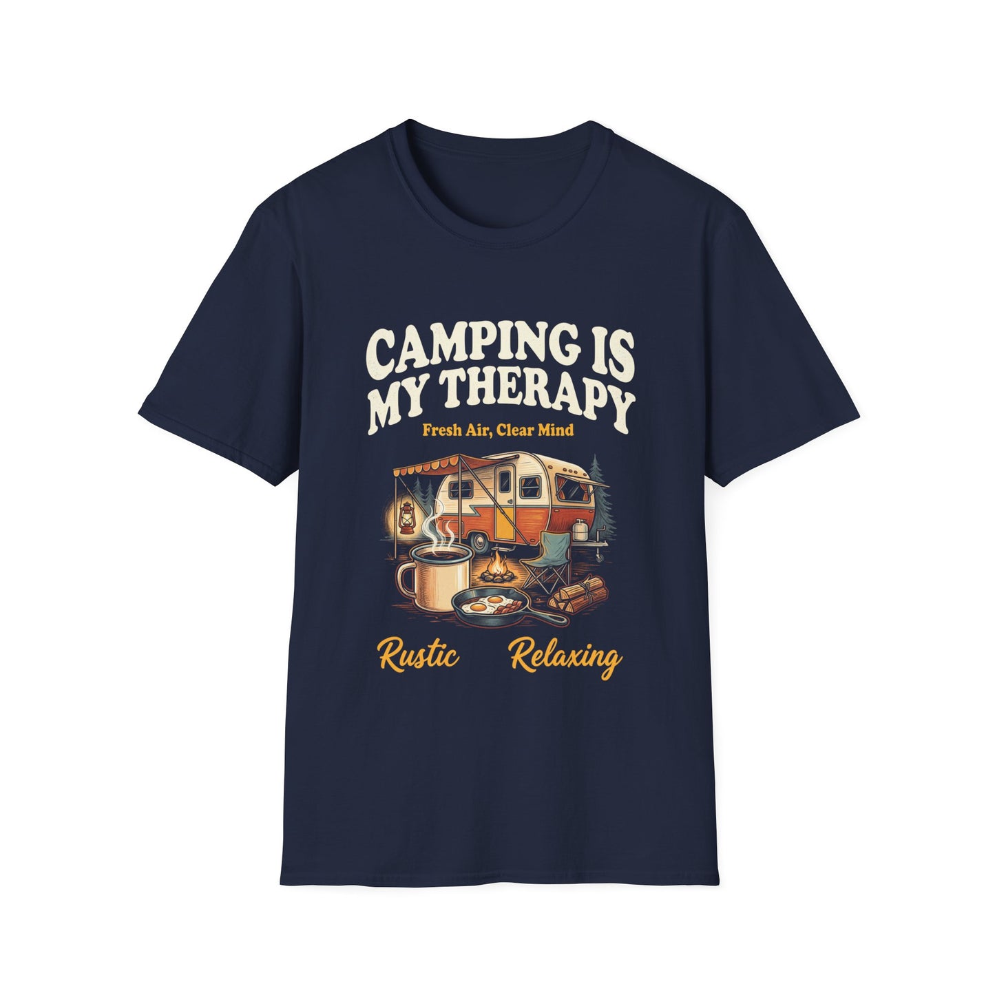 Camping Is My Therapy T‑Shirt