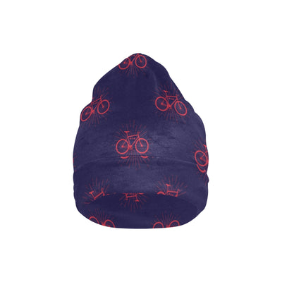 Bicycle Pattern Print Design 01 Unisex Beanie