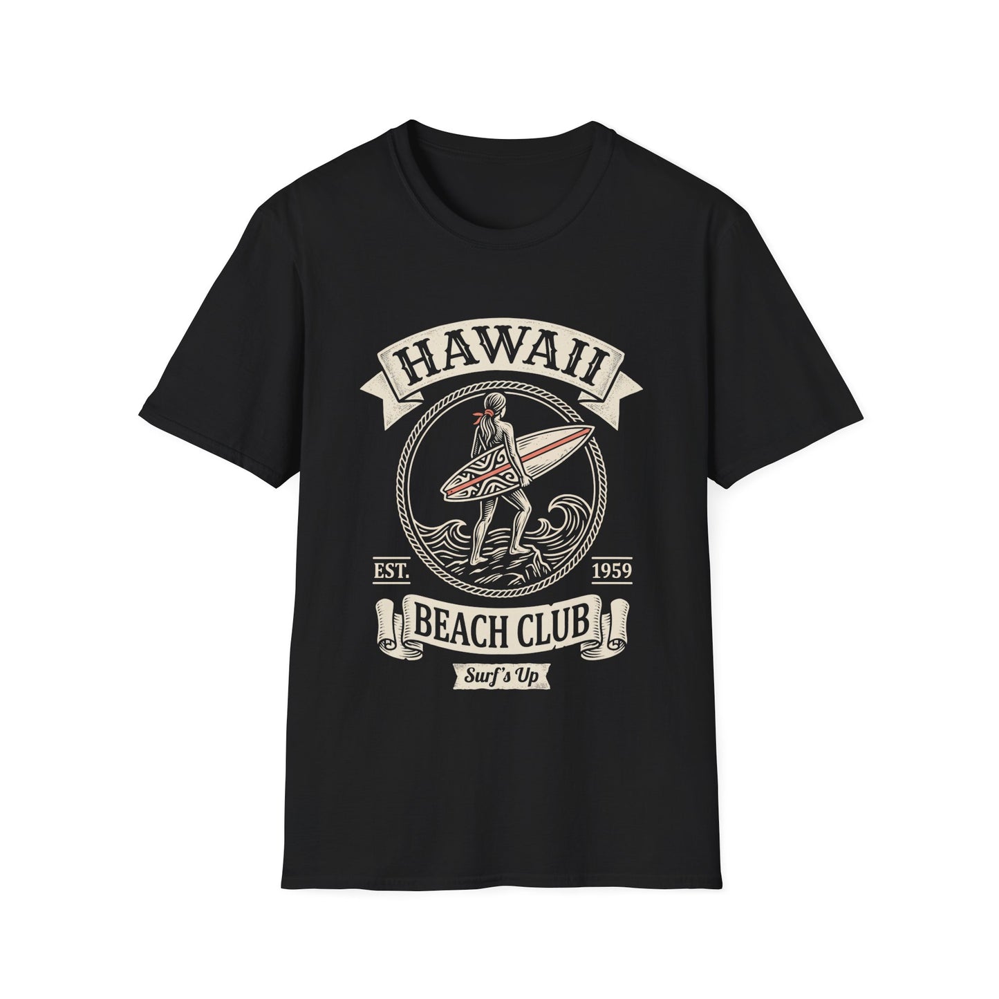 Hawaii Beach Club Surf's Up T-Shirt