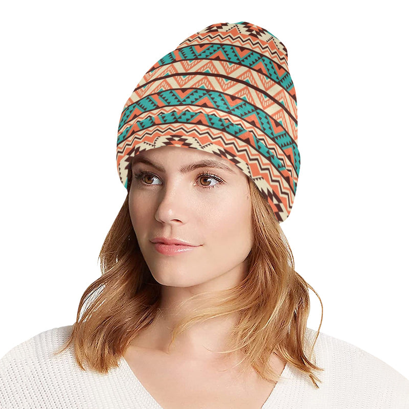 Navajo Western Style Print Pattern Unisex Beanie