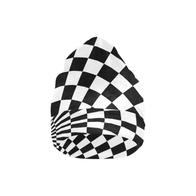 Checkered Flag Optical illusion Unisex Beanie