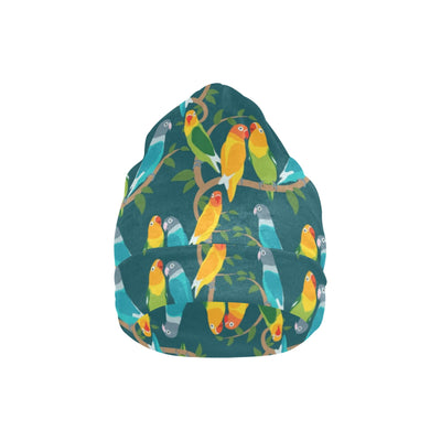 Lovebird Pattern Print Design 02 Unisex Beanie