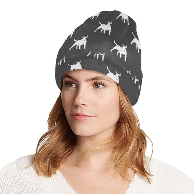 Bull Terriers Pattern Print Design 02 Unisex Beanie