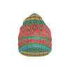 African Colorful Zigzag Print Pattern Unisex Beanie