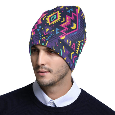 Aztec Pattern Print Design 07 Unisex Beanie