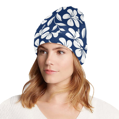 Hibiscus Pattern Print Design HB031 Unisex Beanie