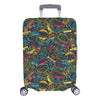 Travel Stamp Themed Design Luggage Cover Protector