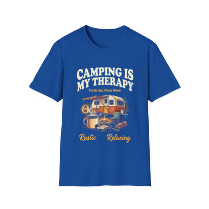 Camping Is My Therapy T‑Shirt