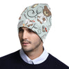 Nurse Bear Pattern Print Design A01 Unisex Beanie