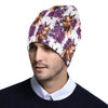 Chihuahua Purple Floral Unisex Beanie