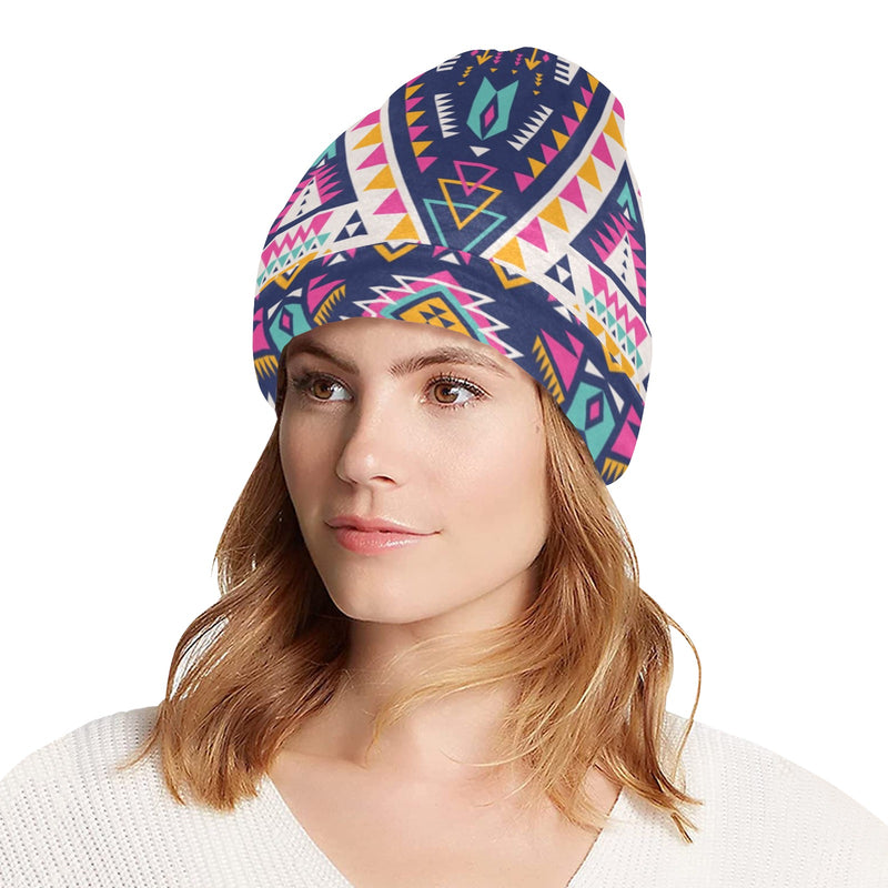 Pink Tribal Aztec native american Unisex Beanie