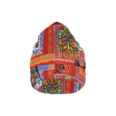 African Print Pattern Unisex Beanie