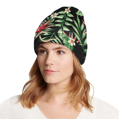 Bird Of Paradise Pattern Print Design BOP05 Unisex Beanie