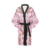 Summer Floral Pattern Print Design SF09 Women's Short Kimono