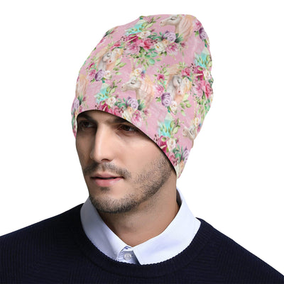 Unicorn Princess with Rose Unisex Beanie