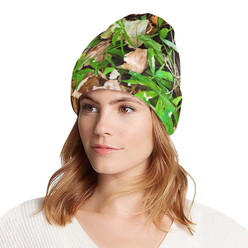 Camouflage Realistic Tree Fresh Print Unisex Beanie