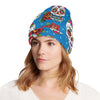 Sugar Skull Rose Pattern Unisex Beanie