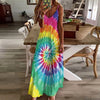 Tie Dye Long Maxi Dress