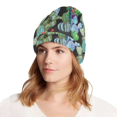 Cactus Watercolor Style Print Unisex Beanie