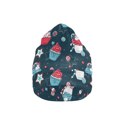 Cupcake Pattern Print Design 03 Unisex Beanie