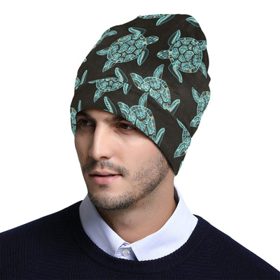 Sea Turtle Print Design LKS302 Unisex Beanie