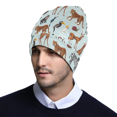 Safari Animal Print Design LKS306 Unisex Beanie