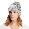 Gold Glitter Tropical Palm Leaves Unisex Beanie